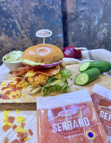 Rezept Serrano-Crisp Chicken-Burger 